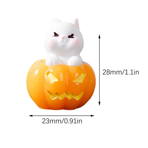 Halloween micro crystal ball resin ornament 6 pcs 1