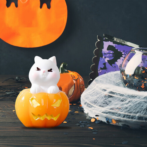 Halloween micro crystal ball resin ornament 6 pcs 2