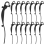 50pcs Gutter Mesh Clips: Plastic Mesh Gutter Guard Clips - Black Windproof Fixing Hooks Fasteners For Roof Drainage Maintenance Leaf Gu 3
