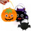 Halloween candy bucket felt 7 inch 2