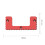 8PCS Efficient Mounting Cleats for  Packout System Use with Wall Garage or Vehicle Storage 6