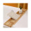Adjustable Bamboo Bathtub Tray with Removable Caddy, WaterResistant Luxury Bath Caddy for Tub 2