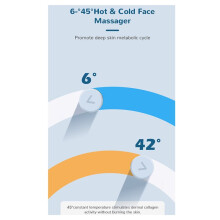 LED Light CMH Face Lift Skin Rejuvenation Vibration Facial Massager with Hot Cold Function Tightening Beauty Equipment