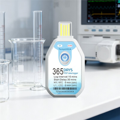 365 Days USB Temperature Data Logger Single Use Temperature Analyzer Temperature Sensor USB Temperature Logger 2
