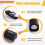 Ear-Hanging Headlamp  Phone Control LED  Light with 3 Lighting Mode,Hands-Free Headlamp for Camping Running 6