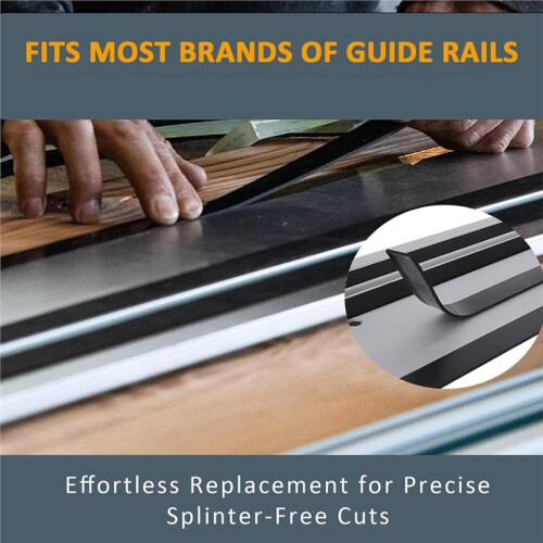 2PK 118" Splinter Guard Replacement Strip for  194419-4 Guide Rails, for Wen Track Saws 1
