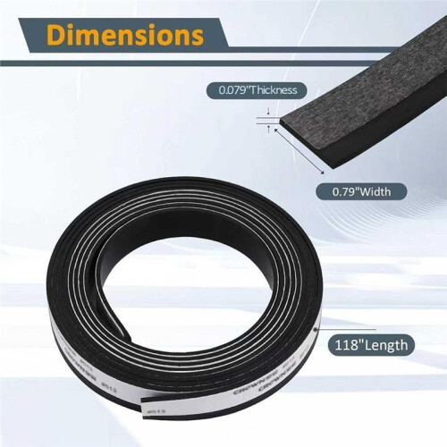 2PK 118" Splinter Guard Replacement Strip for  194419-4 Guide Rails, for Wen Track Saws 2