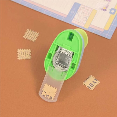 Stamp Shape Stamp Border Punch Hole Puncher Punches Maker Embossing Machine Paper Cutting Labor Saving Toothed Puncher 1
