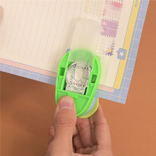 Stamp Shape Stamp Border Punch Hole Puncher Punches Maker Embossing Machine Paper Cutting Labor Saving Toothed Puncher 2