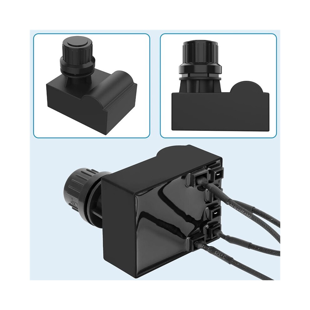 G511-0055-W1 Ignition Electronic Ignition Module & 2 Push Grill Igniters Button W/Wires For Charbroil Surefire 4 Outlets 4713048153305