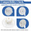 2pcs 2303-0347 Intermediate Handle Assembly for Rohl with Additional Ring Rosettes Escutcheons Part 3
