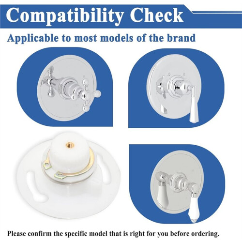 2pcs 2303-0347 Intermediate Handle Assembly for Rohl with Additional Ring Rosettes Escutcheons Part 2