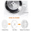 90pcs Universal Cloth Dryer Exhaust Filters,Dryer Lint Filter Replacement, Compatible with for Magic Chef,Sonya 7
