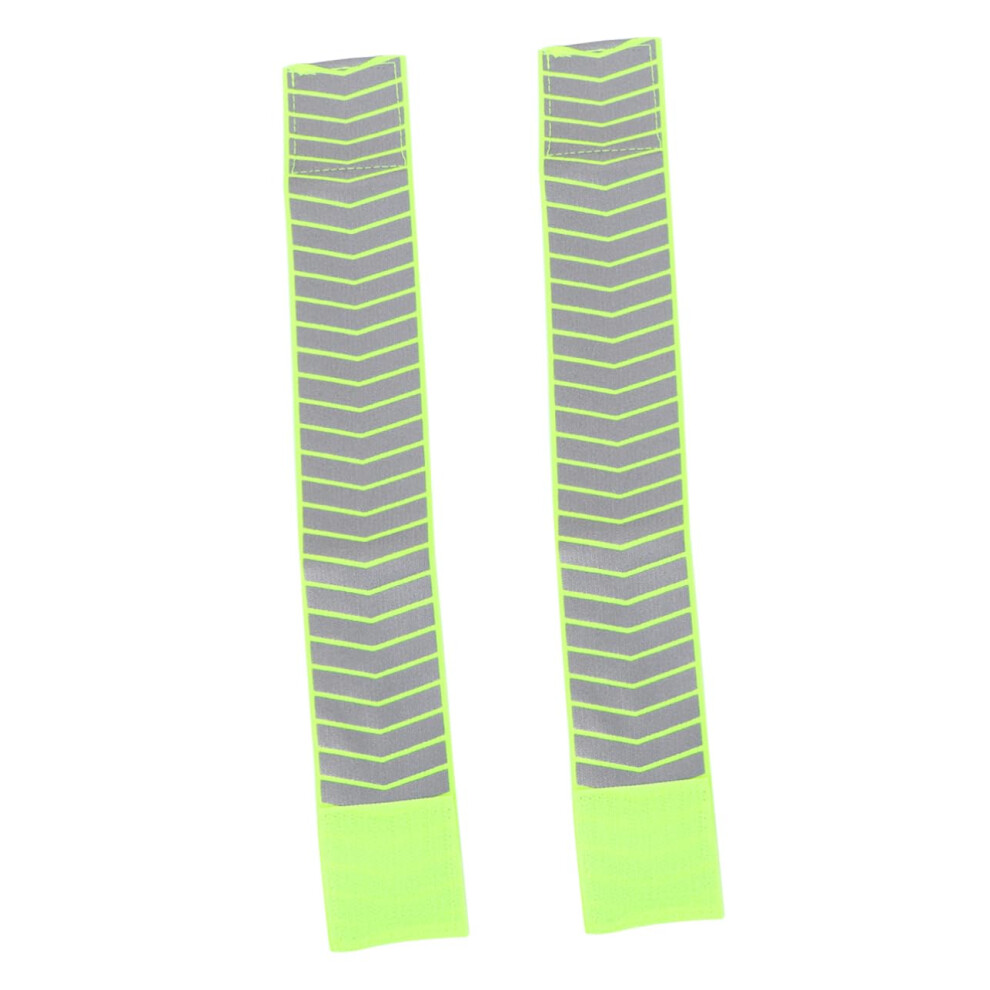 Reflective Wristbands For Running And Cycling, Visibility Adjustable Safety Armbands Set 2Pcs 9330225775720