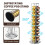 Rotatable Coffee Capsule Organizer Coffee Capsule Display Rack Max Capacity 40 Capsules 360 Degree Rotating Organizer 3