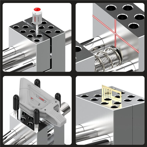 T0010S 2 in 1  Portable Table Vise Compact Adjustable Clamp for Modeling Hobby DIY Precise Tool Accessories