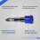 Enhanced Non-Slip Bit Holder Key Chain 6pc, Drill Bit Holder for 1/4 Inch Hex Shank Bits, Bit Holders for Impact Driver 5