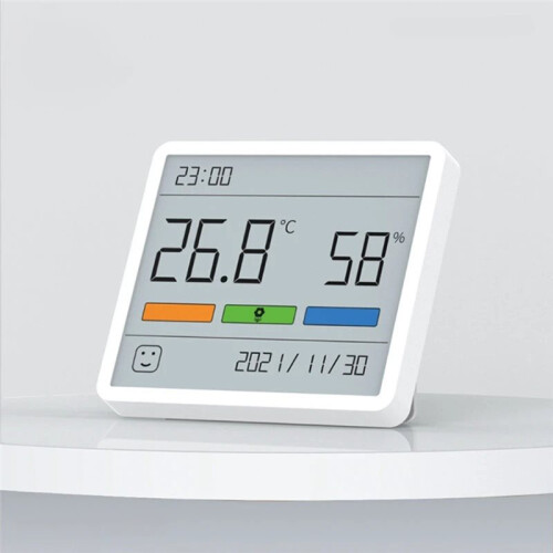 New LCD Electronic Digital Temperature Humidity Meter Clock Indoor Outdoor Thermometer Hygrometer Weather Sensor 1