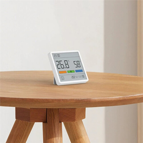 New LCD Electronic Digital Temperature Humidity Meter Clock Indoor Outdoor Thermometer Hygrometer Weather Sensor 2