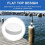 9" Marine Dock Piling Cap, Round Cover Cap for Fence/Boat/Dock/Post/Pole and Pylon Pipe 8
