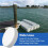 9" Marine Dock Piling Cap, Round Cover Cap for Fence/Boat/Dock/Post/Pole and Pylon Pipe 10