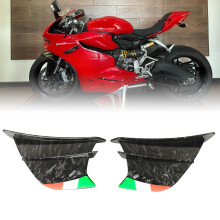 Motorfiets zijspoiler, aerodynamische verbetering voor R1R3R25NINJA400 250Z900Z1000CBR650, precisiefabricage, massief kunststof, glanzend