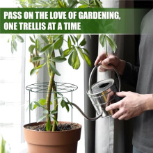 6 Pack Peony Cages and Supports Grow Through Plant Support Peony Support Ring for Outdoor Plants