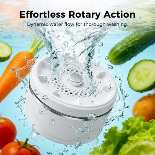 Fruit and Vegetable Washing Machine,Fruit Cleaner Device Waterproof Fruit Vegetable Purifier Clean Produce with Titanium 1