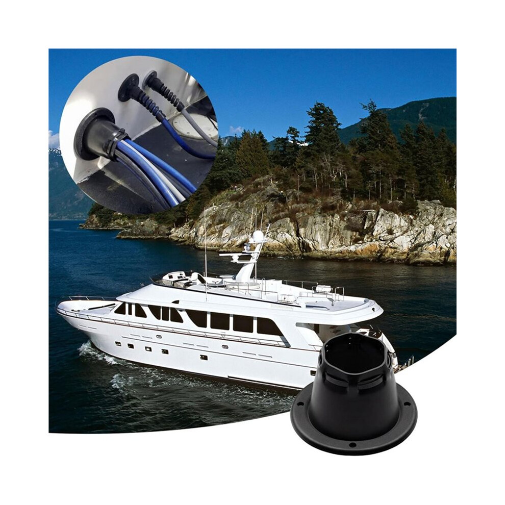 2 Pcs Marine Cable Boot Marine Boat Transom Steering Wires For Yacht Pontoon & Boat Electrical Management 4713658219118
