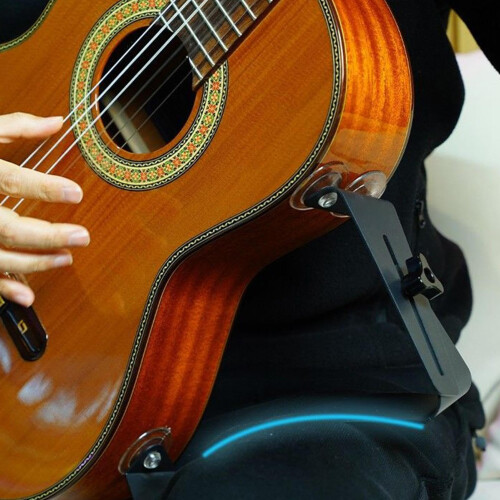 Guitar Leg Rest Support Stand Aluminum with Suction Cups for Stable Seated Playing 2