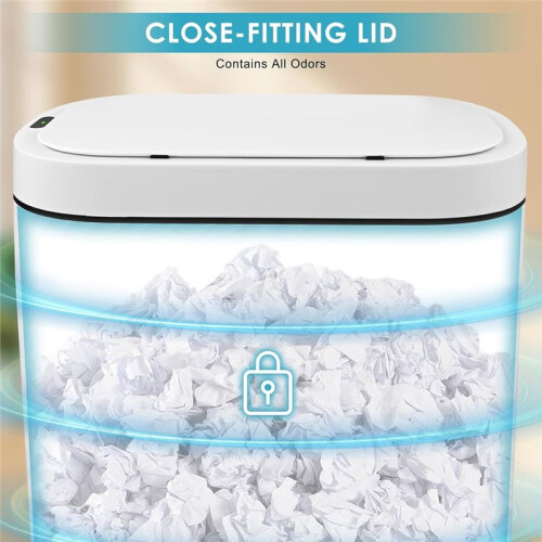 Sensor Bins for Kitchen, 8L Touchless Sensor Bin, Waterproof Automatic Bin with Lid, for Kitchen Bathroom 1