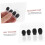 4 Pack Silicone Drumstick Covers Noise Reduction Tips for Practice and Drumhead Protection 4