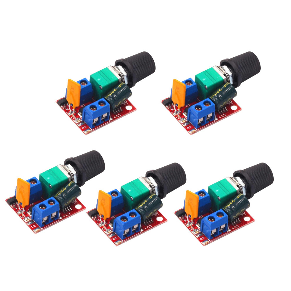 5Pc Motor Pwm Speed Controller 3V-35V Speed Control Led Dimmer 5A Board Module 90W High Speed Diy 6034163701072