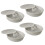 4 Pack Bee Feeder Hive  Round Feeder for Hives Easy Bee Feeding Quick Refill Design 1