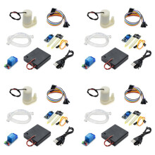 4Set Automatic Irrigation DIY Kit Water Pump Soil Moisture Detection Garden Drip Watering Watering Irrigation System