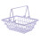 2pcs Stackable Storage Baskets with Handles, Small Iron Wire Bins for Shelves and Desktop Organization 2