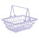 2pcs Stackable Storage Baskets with Handles, Small Iron Wire Bins for Shelves and Desktop Organization 4