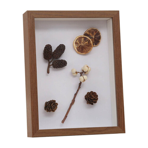 Chmadoxn Shadow Box Frame7X5 ιντσών Memory Box Κορνίζα Βιτρίνας για Μπουκέτο Φωτογραφίες 1