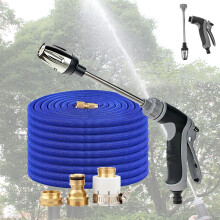 Portable Pressure Washer Pressure Water Gun with Connector and 7.5m Hose for Car and Garden Cleaning