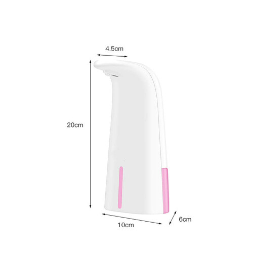 Automatic Foaming Soap Dispenser with Smart Infrared Sensor, Wall Mounted Touchless Hand Sanitizer, Pink 1