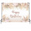 Boho Birthday Backdrop Pink Floral Pampas Grass 3