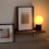 Półka wisząca z litego drewna 30x12 cm 4
