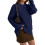 Women'S Oversized Cable Knit Crewneck Sweaters Navy  XXL 1