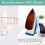 2X Iron Board Hanger Wall Mount Electric Iron Holder Iron And Ironing Board Storage Shelf with Removable Hooks -2 4