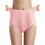 Women'S Breathable Solid Color Triangle Underwear High Waist Tummy Control Hip Lifting  XL 1