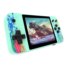 800 in 1 Handheld Game Console with 3.5 Inch Screen, Rechargeable Retro Arcade Console for Kids and Adults Green