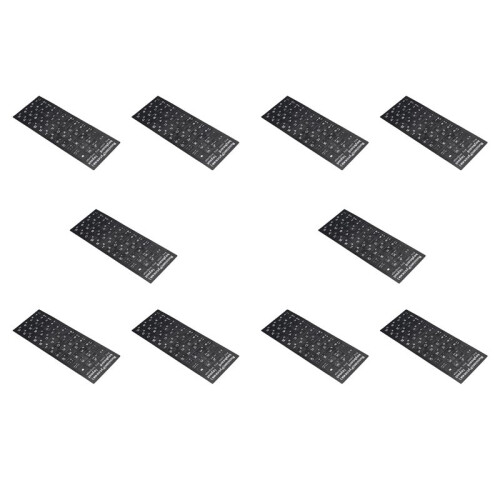 10X Russian Letters Keyboard Sticker for Notebook Laptop Desktop PC Keyboard Covers Russia Sticker