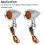 4Pcs Universal Amber Chrome Motorrad LED Blinker Licht Bremse RüCklicht 2