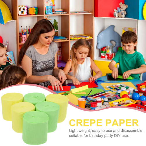 Crepe Paper Streamers Assorted Colours 9m Roll 1