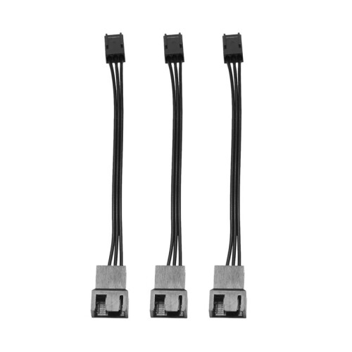12Pcs 4Pin PWM To 3Pin Standard Fan Adapter Cable 1